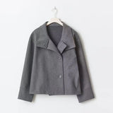 Élise Dubois | Elegant Short Wool Coat For Women