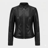 Valentina Moreau | Tailored Leather Look Jacket For Women