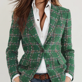 Vintage Plaid Blazer