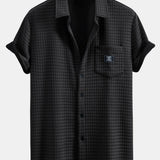 Korte Mouw Wafelshirt & Trekkoord Wafel Joggingbroek