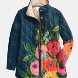 Amaya | Vintage Floral Print Quilted Jacket — Final Edit