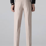 Contrast Zipper Polo & Slim Fit Tapered Trousers