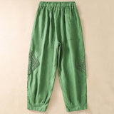 Buddha Stones Summer Women's Drawstring Harem Pants With Pockets