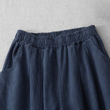 Buddha Stones Casual Plain Women's Harem Pants With Pockets
