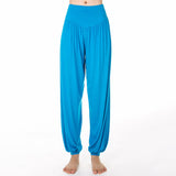 Buddha Stones Plain Color Loose Modal Yoga Dance Harem Pants