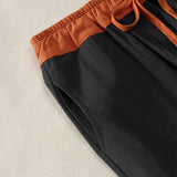 Buddha Stones Spring Casual Drawstring Solid Cotton Women's Harem Pants With Pockets