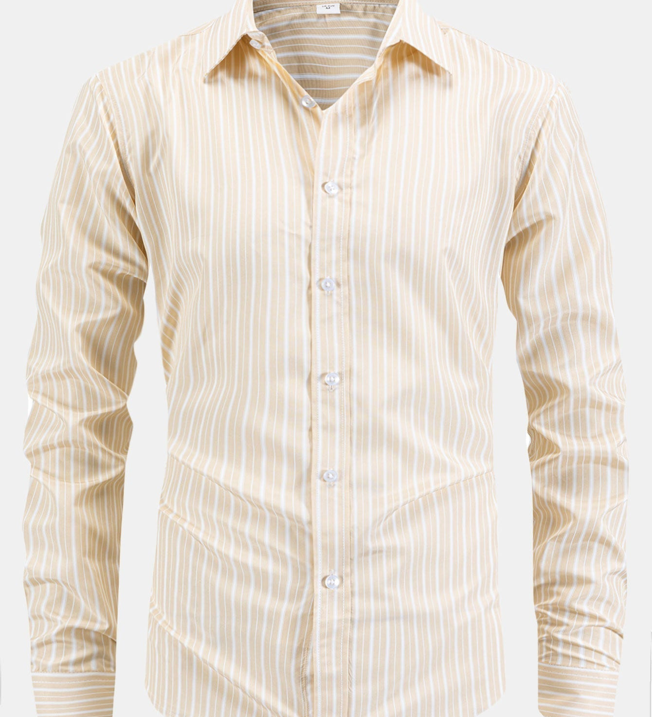 Long Sleeve Striped Button-Up Shirt