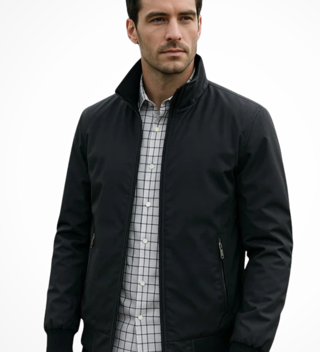 Ethan Laurent | Minimalist Zip Jacket For Men