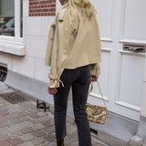 Camille Renard | Cropped Trench Jacket For Women