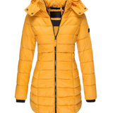 Camille Laurent | Quilted Winter Puffer Coat For Women