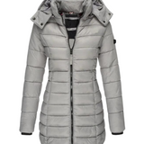 Camille Laurent | Quilted Winter Puffer Coat For Women