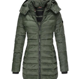 Camille Laurent | Quilted Winter Puffer Coat For Women
