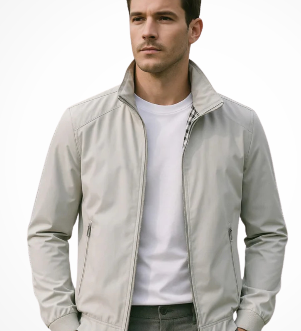 Ethan Laurent | Minimalist Zip Jacket For Men