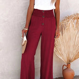 Riana - High-Waisted Relaxed Pants