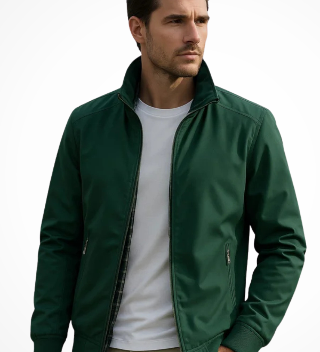 Ethan Laurent | Minimalist Zip Jacket For Men
