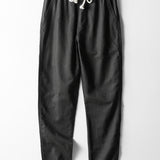 Linnen Rayon Mix Knopen Shirt & Rechte Pijpen Linnen Broek