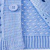 Open Knit Shirt & Straight Leg Linen Pants