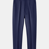 Contrast Geometry Jacquard Knit Polo & Slim Fit Tapered Trousers