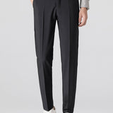 Contrast Trim Stripe Johnny Collar Polo & Slim Fit Tapered Trousers