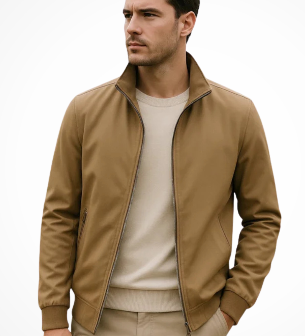 Ethan Laurent | Minimalist Zip Jacket For Men