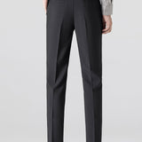 Contrast Zipper Polo & Slim Fit Tapered Trousers