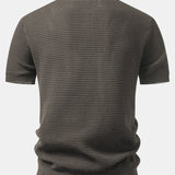 Contrast Zipper Polo & Slim Fit Tapered Trousers