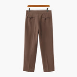 Alessio Romano | Tailored Pleated Trousers with Refined Structure For Men