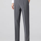 Contrast Trim Stripe Johnny Collar Polo & Slim Fit Tapered Trousers