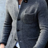 Luca Bellamy | Tailored Knit Button Jacket For Men