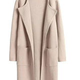 Camille Laurent | Elegant Longline Coat For Women