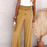 Riana - High-Waisted Relaxed Pants
