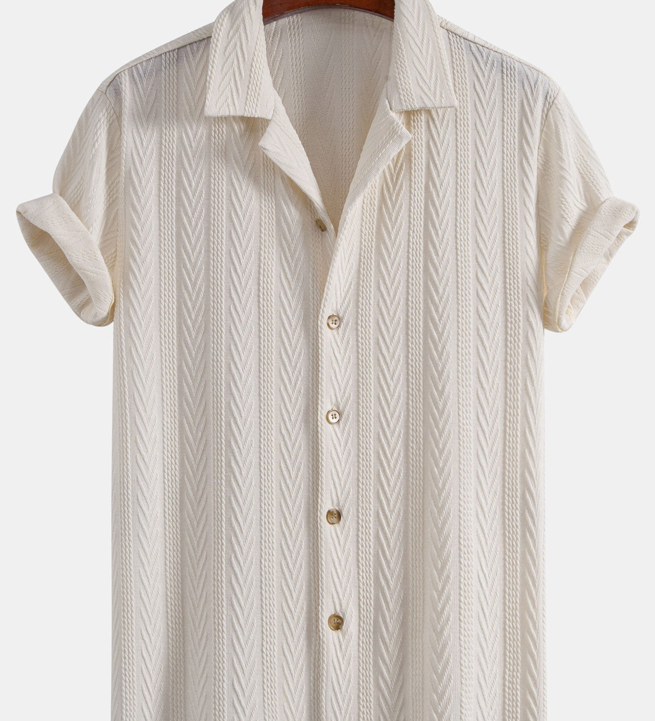 Textured Jacquard Cuban <tc>S</tc>hirt