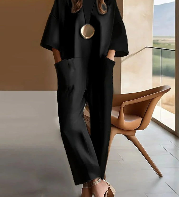 Cotton Stretchy Loose Jumpsuit
