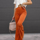 Briana DeLuca | Flared Corduroy Pants For Women