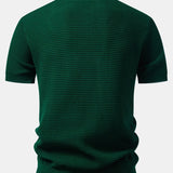 Contrast Zipper Polo & Slim Fit Tapered Trousers