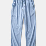 Textured Contrast Cuban Shirt & Straight Leg Pants