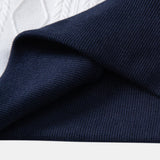 Contrast Geometry Jacquard Knit Polo & Slim Fit Tapered Trousers