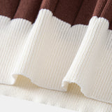 Contrast Trim Stripe Johnny Collar Polo & Slim Fit Tapered Trousers
