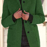Isabelle Laurent | Luxury Wool Blend Coat For Women