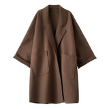 Camille Rousseau | Luxury Long Wool Coat For Women