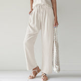 Vara - Relaxed Fit Drawstring Pants