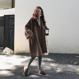 Élodie Marchand | Longline Wool Blend Coat For Women