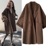 Élodie Marchand | Longline Wool Blend Coat For Women