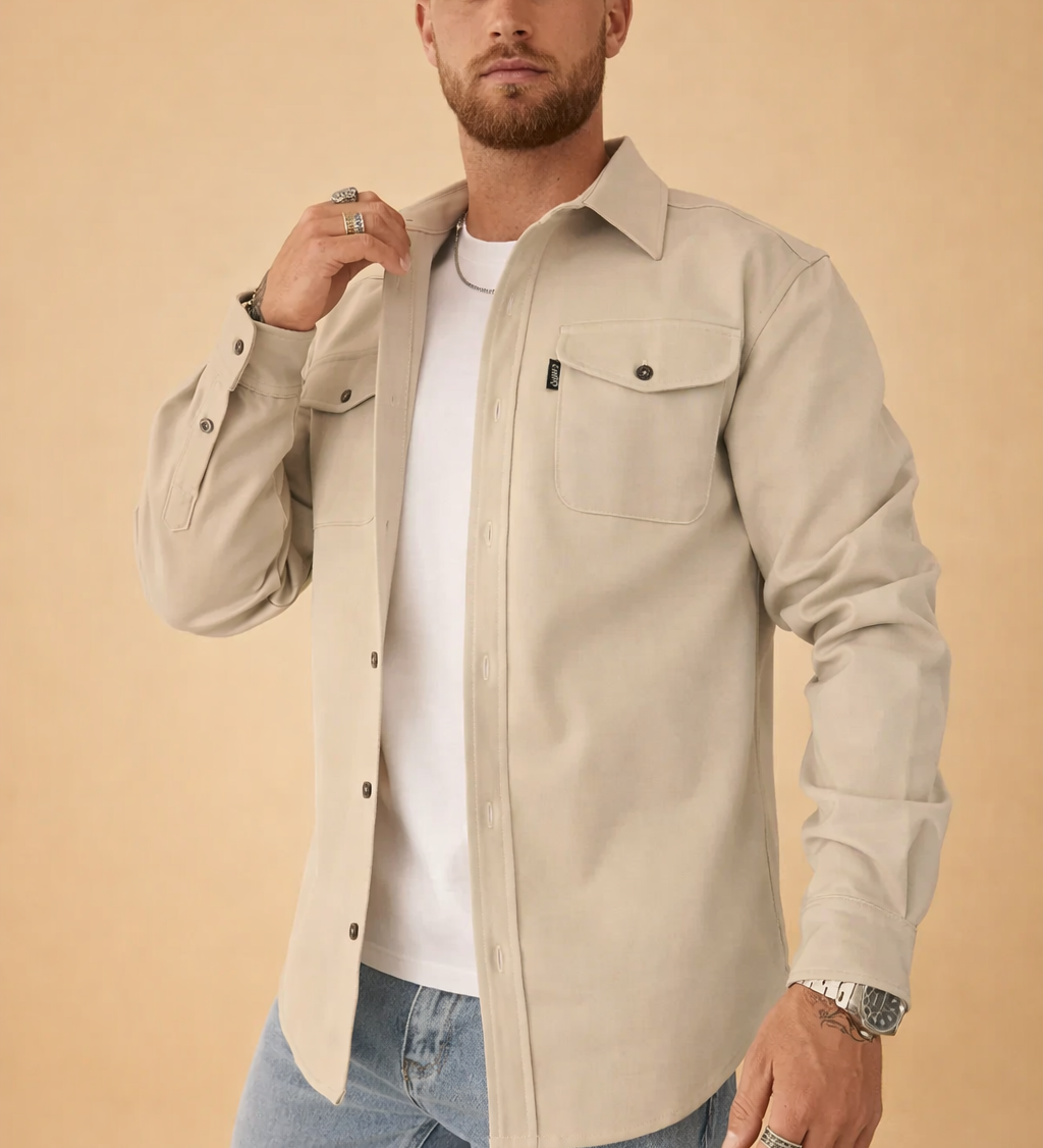 Marco Bellini | Premium Overshirt Jacket For Men