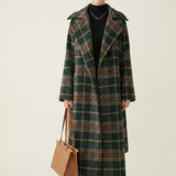 Ivy | Forest Green Check Longline Coat  — Final Edit