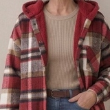 Piper™ | Hooded Flannel Shacket — Final Edit