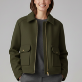 Elodie Sinclair | Cropped Bomber Jacket For Women