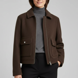 Elodie Sinclair | Cropped Bomber Jacket For Women