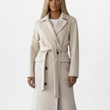 Charlotte Beaumont | Double Breasted Long Coat For Women