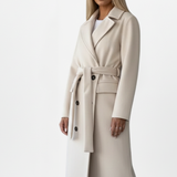 Charlotte Beaumont | Double Breasted Long Coat For Women